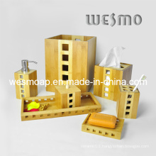 Two-Tone Bamboo Bathroom Set (WBB0611A)